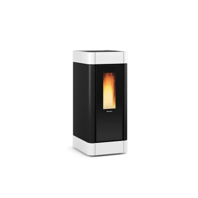 Stufa a pellet ermetica ventilata SINFONY bianco, tortora La Nordica Extraflame