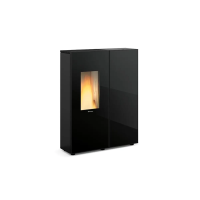 Stufa a pellet ermetica canalizzata slim SHARON PLUS Crystal La Nordica Extraflame