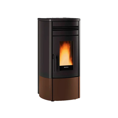 Stufa a pellet ermetica ventilata NORIS bianco,tortora,bronzo La Nordica Extraflame