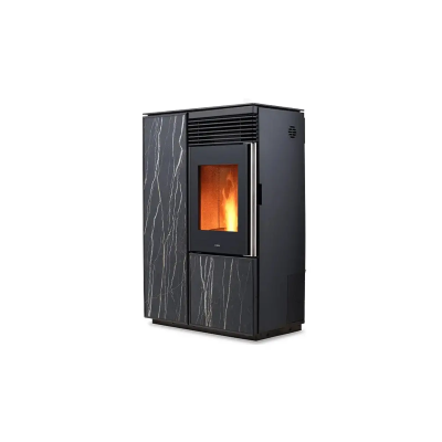 Stufa a pellet LIGHT A10 Nobis bianco,black glass,carrara,darck,gray,night