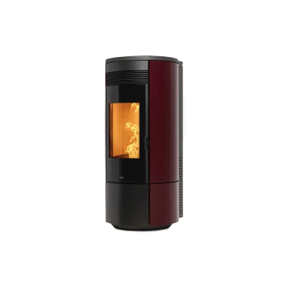 Stufa a pellet ROUND TOP / COASSIALE A13 Nobis  antracite,bianco,bordeaux,bronzo