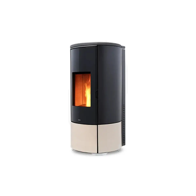 Termostufa a pellet SHAPE H12 bianco,bordeaux,nero,nocciola Nobis