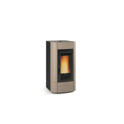 Termostufa a pellet ventilata ISIDORA IDRO H16 bianco,bordeaux,tortora La Nordica Extraflame