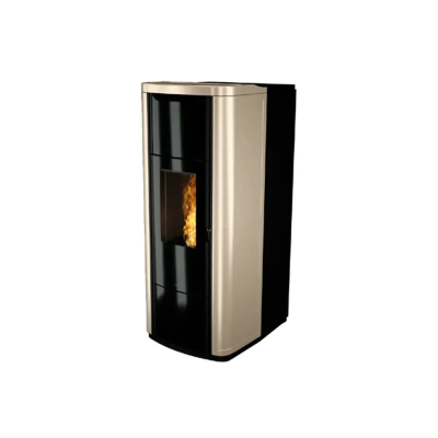 Termostufa a pellet SHAPE H20 bianco,bordeaux,nero,nocciola Nobis