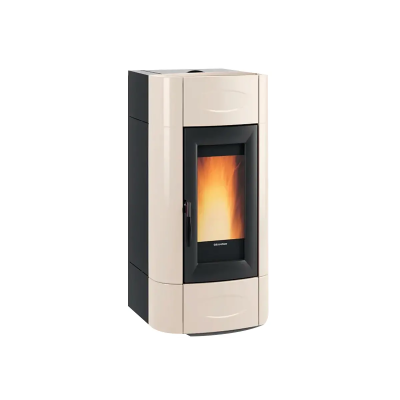 Termostufa a pellet ventilata ISIDORA IDRO H23 bianco,bordeaux,avorio La Nordica Extraflame