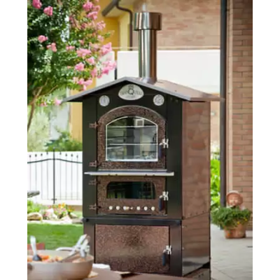 FORNO A LEGNA PANDORA  TRANQUILLI FORNI COTTURA INDIRETTA