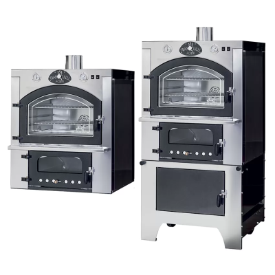 FORNO A LEGNA GIOVE INOX DA INCASSO TRANQUILLI FORNI  COTTURA INDIRETTA
