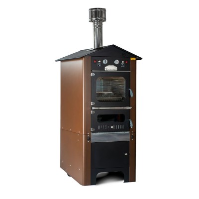 Raggio Forno a Legna COTTURA INDIRETTA ROSSO FUOCO