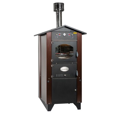 GARDEN FORNO A LEGNA COTTURA INDIRETTA ROSSO FUOCO