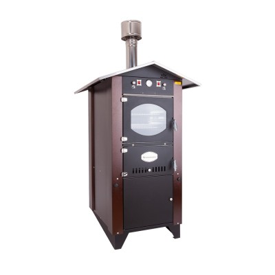 GARDEN PLUS FORNO A LEGNA COTTURA INDIRETTA ROSSO FUOCO