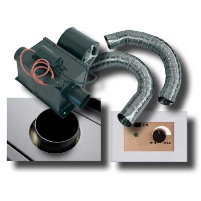 Hot House Kit di allestimento per il forno da incasso, 65 o 80. Con questo kit si può anche riscaldare l’ambiente ROSSO FUCO