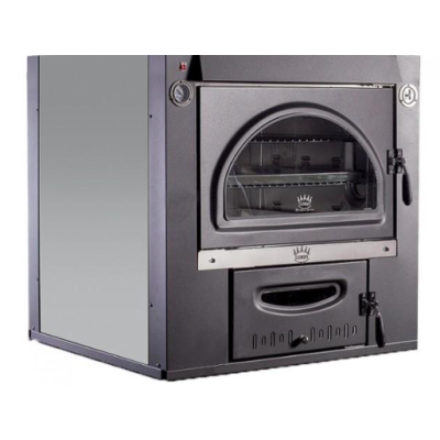 FORNO A LEGNA TRANQUILLI FORNI LUCE DA INCASSO 90 X 52 VERDE, SABBIA, GRIGIO.