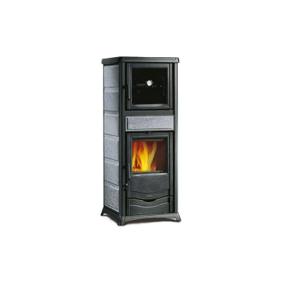 Termostufa a legna con forno TERMOROSSELLA PLUS FORNO DSA.16 PETRA La Nordica Extraflame
