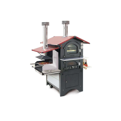 Forno a legna ROSSO COMBI 57*45- Fontana