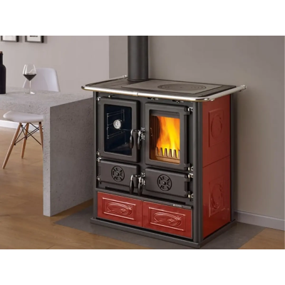 Stufa a legna ROSETTA SINISTRA VST.16 CERAMICA La Nordica Extraflame