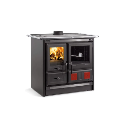 Stufa a legna ROSA L VST STEEL La Nordica Extraflame
