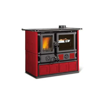 Stufa a legna ROSA VST MAIOLICA/PN BORDEAUX LA NORDICA EXTRAFLAME