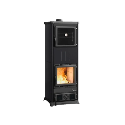 Stufa a legna con forno NOVA FORNO STEEL LA NORDICA EXTRAFLAME