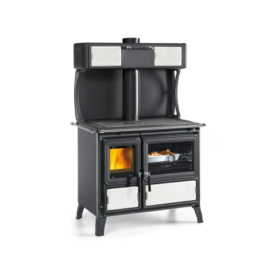 Cucina a legna MILLY con scaldavivande La Nordica Extraflame