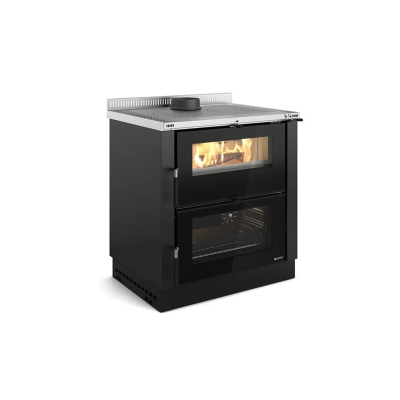 Stufa a legna VERONA XXL VST nero o acciaio La Nordica Extraflame
