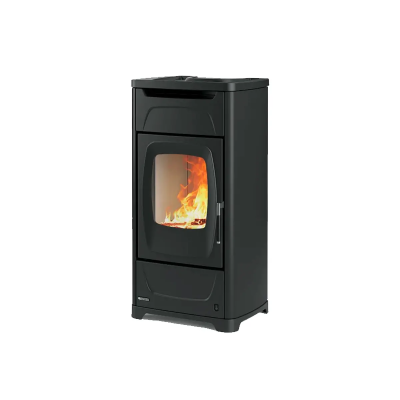 Stufa a legna con controllo automatico dell'aria comburente LARISSA La Nordica Extraflame